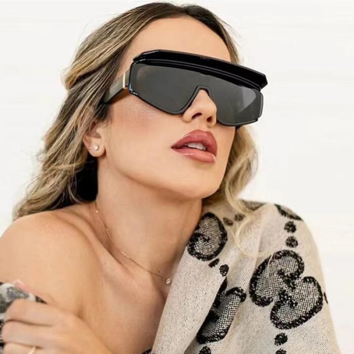 Fashion Square Brim Sunshade Sunglasses - Image 1