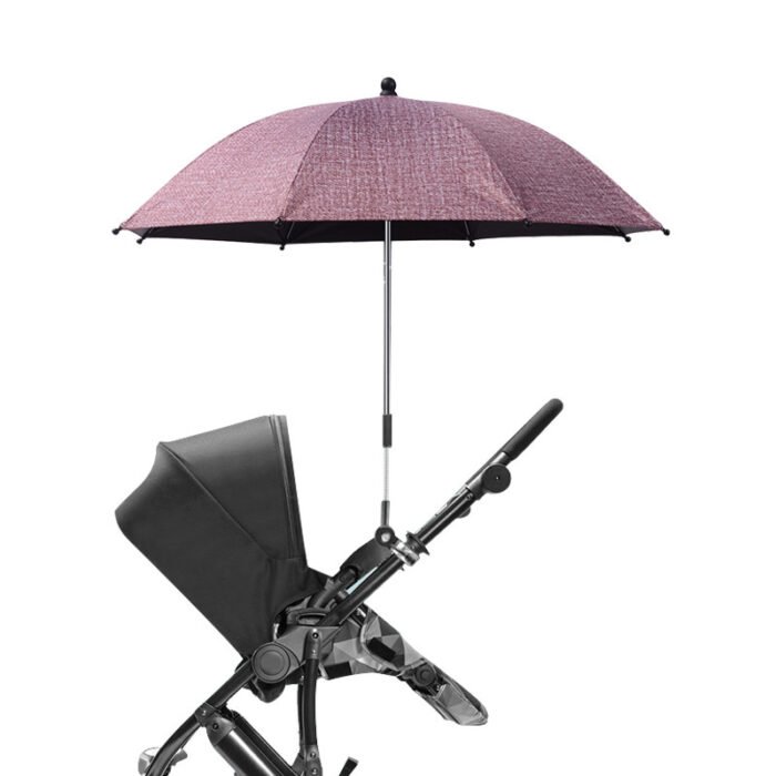 Baby Stroller Sunshade Black Glue UV-proof Stroller Parasol - Image 6