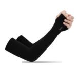 Summer cool sleeves sunscreen female armband sleeves sleeves men's sleeves driving anti-UV ice silk gloves long section - Image 3