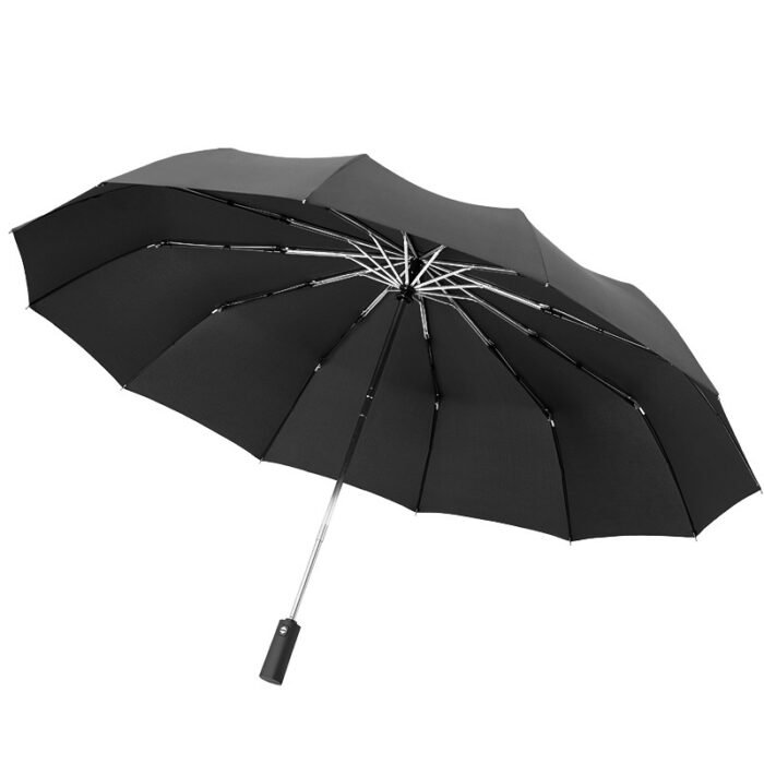 125CM Big Windproof Automatic Umbrellas For Men 10K 3Folding Umbrella Rain Woman Parasol Business Automatic Car Paraguas - Image 1