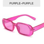 Retro Small Frame Sunglasses Female Candy Color Colorful Fashion Sunglasses - Image 10