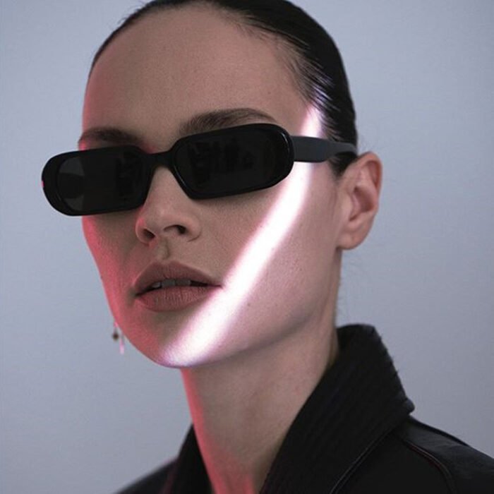 Retro Small Frame Sunglasses Female Candy Color Colorful Fashion Sunglasses - Image 1