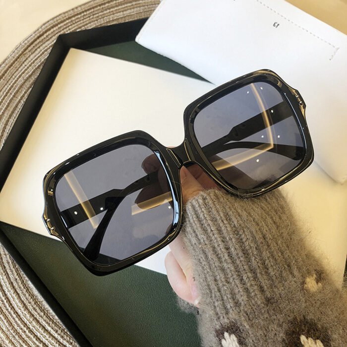 Sunglasses Female Big Face Sunglasses Round Face Sunshade - Image 6
