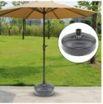 Outdoor Parasol Base Portable Circular Courtyard - Image 4