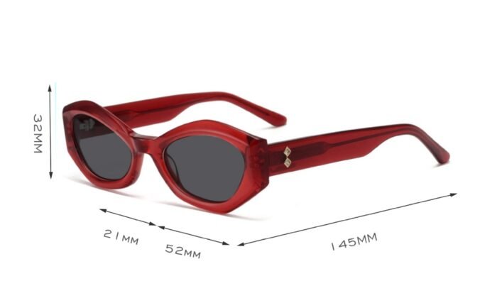 Fashion Irregular With Personality Diamond Sunglasses Sunshade - Image 7