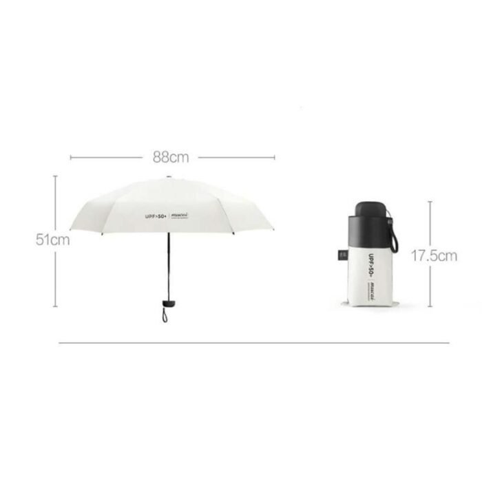 Portable Anti-UV Pouch Mini Umbrella Rain Women Windproof Durable 5 Folding Sun Umbrellas Portable Solar Female Parasol - Image 5