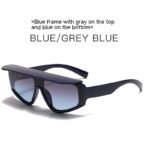 Fashion Square Brim Sunshade Sunglasses - Image 7