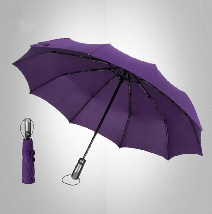 Wind Resistant Folding Automatic Umbrella Rain Women Auto Luxury Big Windproof Umbrellas Rain For Men Black Coating 10K Parasol - Image 8