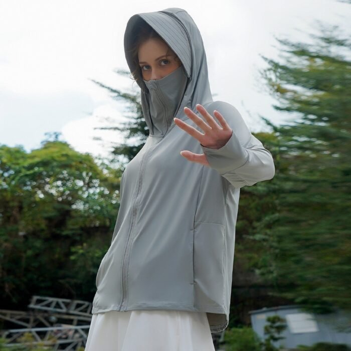 Sun Protection Clothing Women's Outdoor Hooded - Image 1