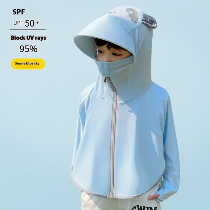 Children's Sun Protection Clothing Outdoor UV-proof - Image 3