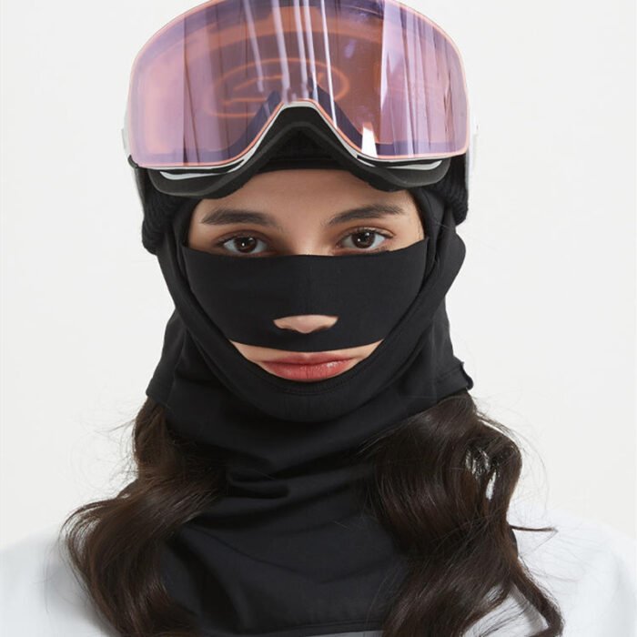 Quick-drying Ski Headgear V Face Sunscreen Windproof Warm Single Double Board Face Mask - Image 1