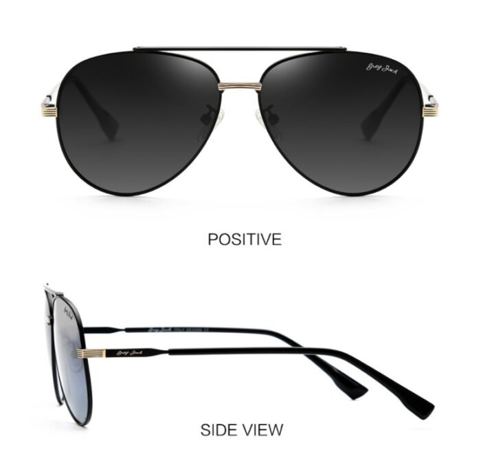 New Men's Polarized Metal Frame Sunshade Sunglasses - Image 3