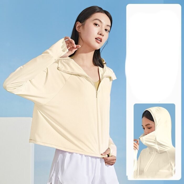 Breathable Shawl Cape Ice Silk Sun-protective Clothing - Image 5
