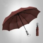 Wind Resistant Folding Automatic Umbrella Rain Women Auto Luxury Big Windproof Umbrellas Rain For Men Black Coating 10K Parasol - Image 7