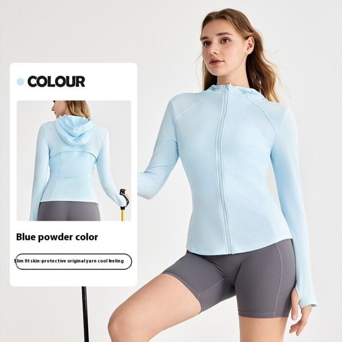 Slim-fit Sun Protection Clothing Women's UV Protection Hooded Sun Protection - Image 1