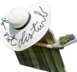 Letter Big Brimmed Straw Hat Vacation Beach Sun Hat Sun Hat - Image 10