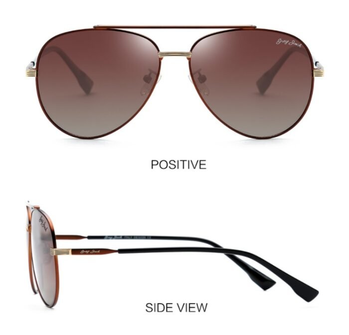 New Men's Polarized Metal Frame Sunshade Sunglasses - Image 4