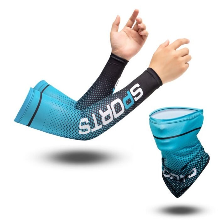 Men's Plus Size UV Protection Sunscreen Ice Sleeves - Image 8