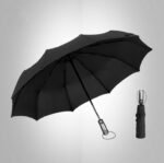 Wind Resistant Folding Automatic Umbrella Rain Women Auto Luxury Big Windproof Umbrellas Rain For Men Black Coating 10K Parasol - Image 9