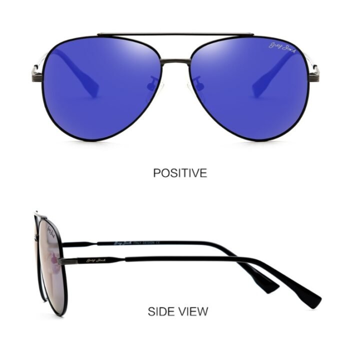 New Men's Polarized Metal Frame Sunshade Sunglasses - Image 5
