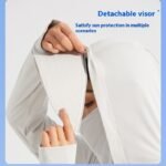 Ice Silk Big Brim Detachable Face Cover Ultraviolet-proof Sun-protective Clothing - Image 3