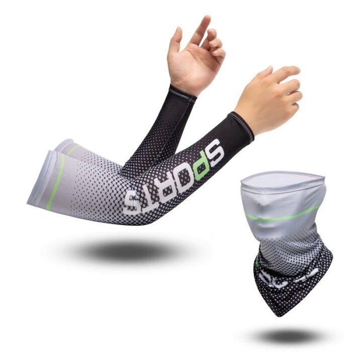 Men's Plus Size UV Protection Sunscreen Ice Sleeves - Image 9