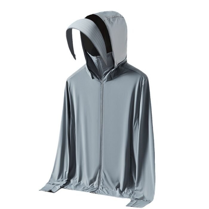 Ice Silk Big Brim Detachable Face Cover Ultraviolet-proof Sun-protective Clothing - Image 5