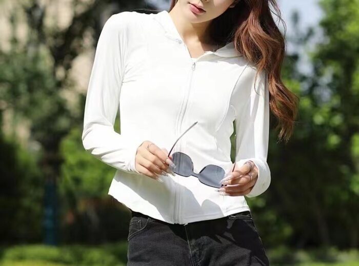 Slim Fit Yoga Sports Sun Protection Clothing - Image 5