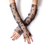 Summer Ice Silk Sleeves Women's Lace Driving Thin Arm Guards - Image 2