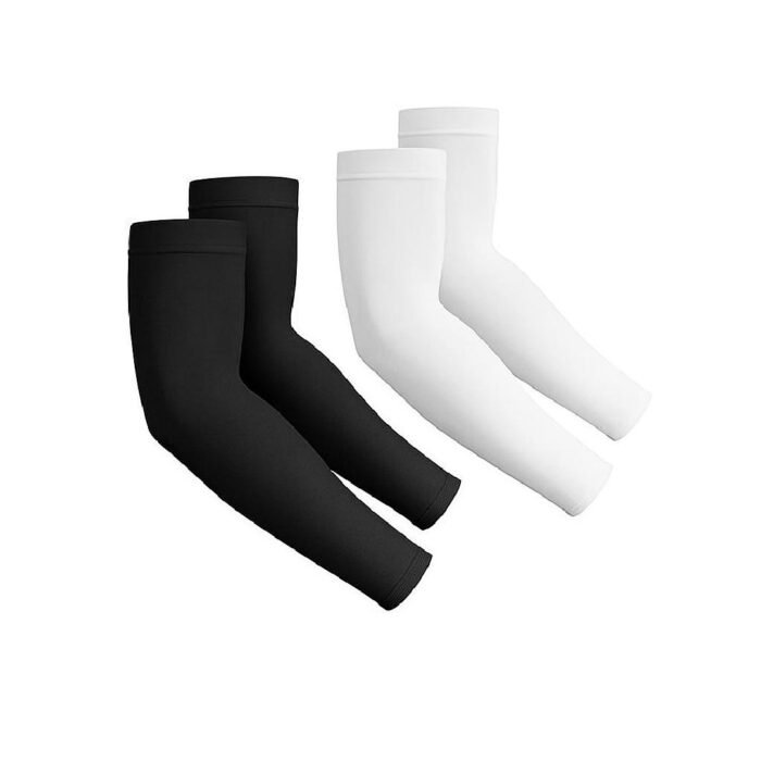 Ice Silk Arm Sleeves, 5 Pairs-Mix & Match Colors-Sports Arm Sleeves For Outdoor Protection, Fishing, Golf, Gym, Home Workout, Compression Sleeve Arm Guards Fashion Outdoors - Image 1