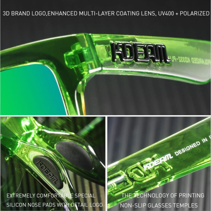 Polarized Square High-end Outdoor Sunshade Sunglasses - Image 3