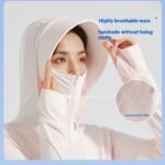 Ice Silk Big Brim Detachable Face Cover Ultraviolet-proof Sun-protective Clothing - Image 2