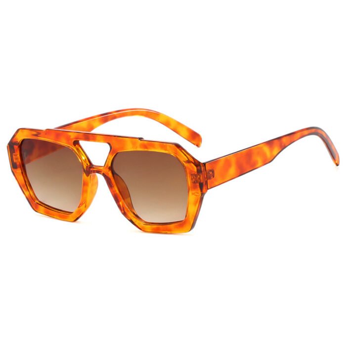 Ins Big Frame Leopard Sunglasses Summer Sunshade Beach Vacation Glasses - Image 6