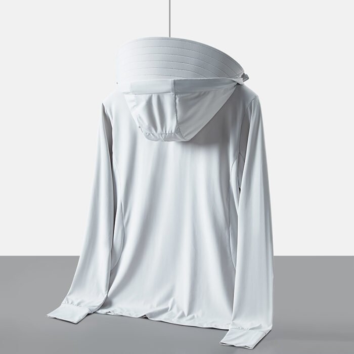 Ice Silk Big Brim Detachable Face Cover Ultraviolet-proof Sun-protective Clothing - Image 4