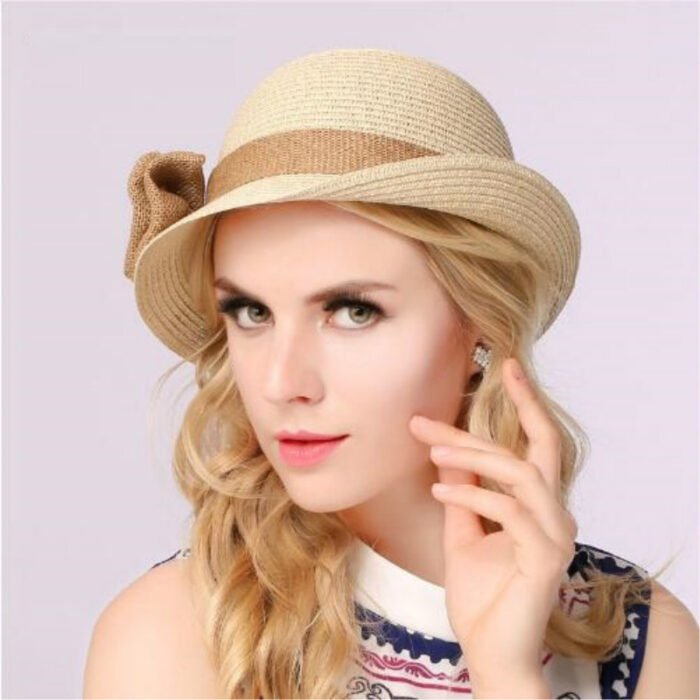 Sun Protection Women's Sun Hat Bow Hat - Image 5