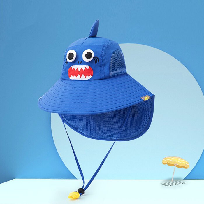 Children's Hat Baby Sun Hat Boys Big Brim Sun Hat - Image 8