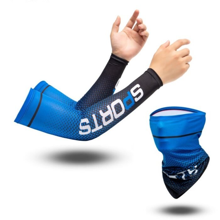 Men's Plus Size UV Protection Sunscreen Ice Sleeves - Image 10