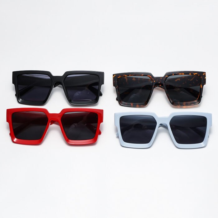 Large Frame Square Sunglasses Women's Fashion Sunshade - Image 3