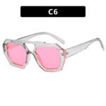 Ins Big Frame Leopard Sunglasses Summer Sunshade Beach Vacation Glasses - Image 9