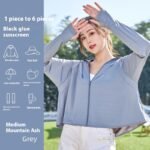Women's Fashionable Thin Cycling Sun Protection Clothing - Image 9