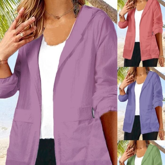 Loose Large Size Thin UV Protection Sun-protective Clothing - Image 1