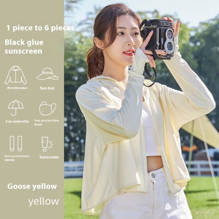 Women's Fashionable Thin Cycling Sun Protection Clothing - Image 7