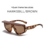Fashion Square Brim Sunshade Sunglasses - Image 5