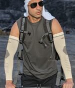 Men's Outdoor Sports Summer Ice Silk Sunscreen Sleeves - Image 7