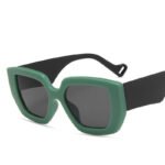 Side Sunglasses Personality Polygon Contrast Sunglasses Retro Sunglasses - Image 4