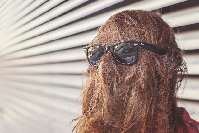 brown, hair, brunette, girl, sunglasses